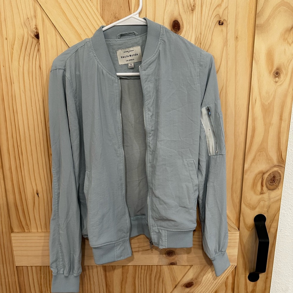 Blue Zip Up Jacket